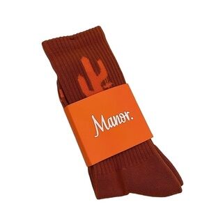Manor Cactus Athletic Socks Men Size 8-12